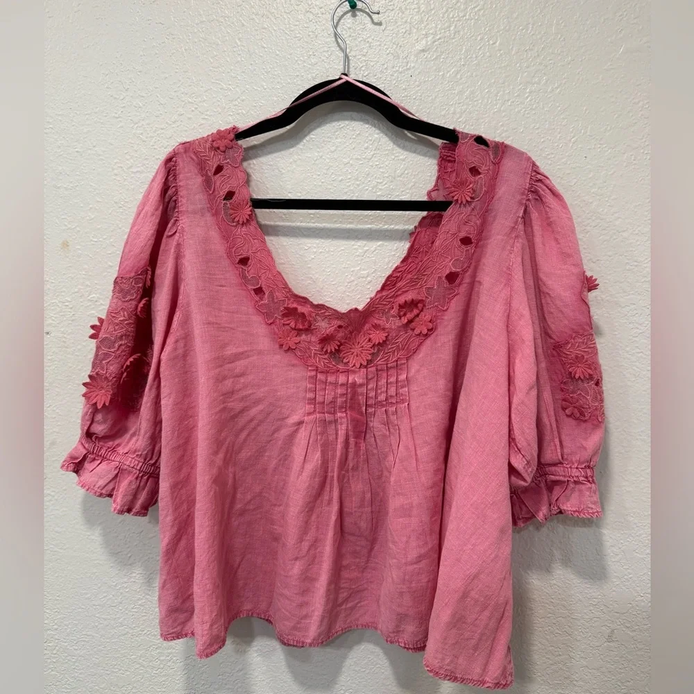 Free people Sophie Cropped Top embroidered - Picture 4 of 8